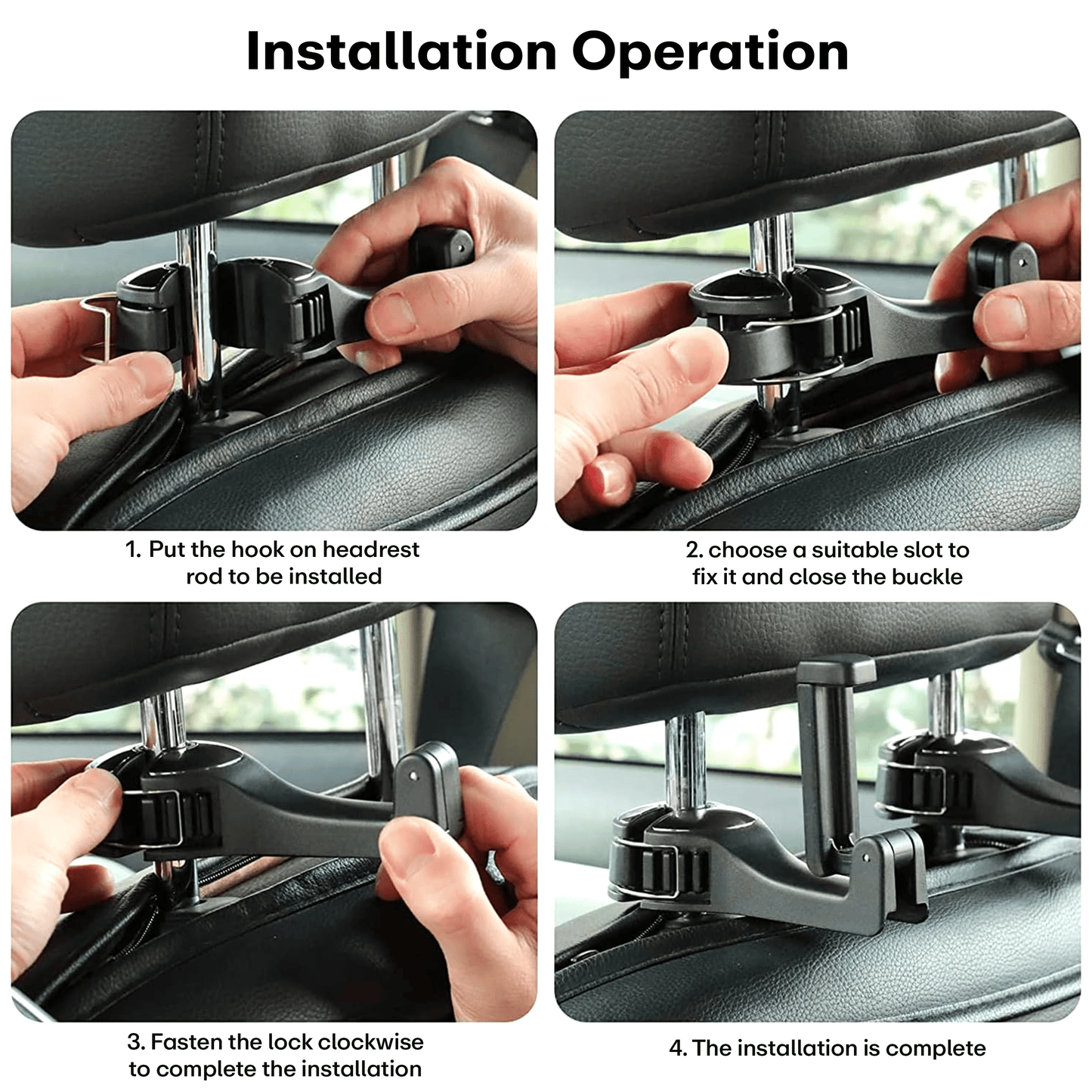 Prime Pick 2 In 1 Car Hook Mobile Phone Holder