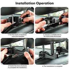 Prime Pick 2 In 1 Car Hook Mobile Phone Holder