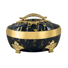 Prime Pick Luxury Black & Gold Casserole 4L