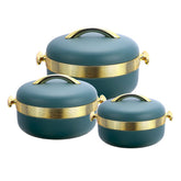 Prime Pick Elegant Matte Insulated Casserole Set of 3 (3.5L+2L+1L)