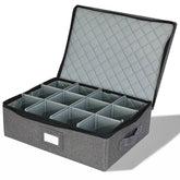 Prime Pick 12 Tea/Coffee Mugs Sets Storage Box With Lid