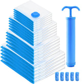 Prime Pick Vacuum Compression Storage Bags With Hand Pump Pack of-20 (5Small+5Medium+5Large+5Jumbo)
