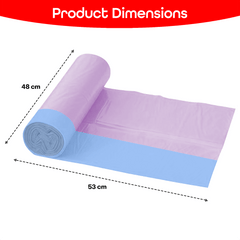 Prime Pick Drawstring Garbage Trash Bags (5 Rols In Each Pack)