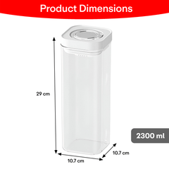 Prime Pick Air Tight Container For Kitchen Storage (2300 ML)