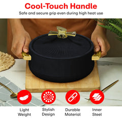 Prime Pick Luxury Casserole Set of-3 (1L + 2L + 3.5L)