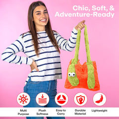 Prime Pick Terry Fur Shopper Bag