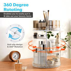 Prime Pick 360 Degree Rotating Cosmetic/Makeup Storage Organizer
