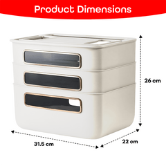 Prime Pick Acrylonitrile Butadiene Styrene Wifi Router Storage Box