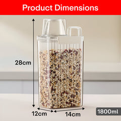 Prime Pick 1800ml Food Storage Container