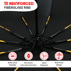 Prime Pick Compact Travel Umbrella With Torch