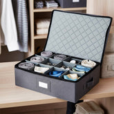 Prime Pick 12 Tea/Coffee Mugs Sets Storage Box With Lid