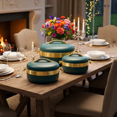 Prime Pick Elegant Matte Insulated Casserole Set of 3 (3.5L+2L+1L)