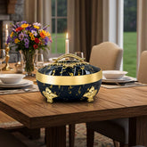 Prime Pick Luxury Black & Gold Casserole 4L
