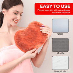 Prime Pick Shower Foot & Back Scrubber/Anti Slip Bathmat