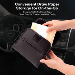 Prime Pick Leather Tissue Holder for Car