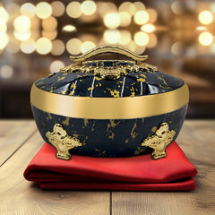 Prime Pick Luxury Black & Gold Casserole 4L