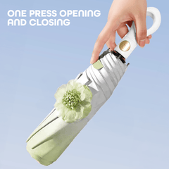 Prime Pick Mini Folding Umbrella With Flower designed