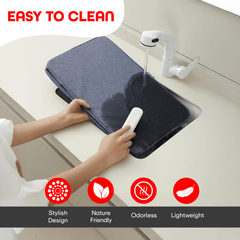 Prime Pick XL Oxford Cloth Organizer Durable Foldable Storage Box with Metal Frame