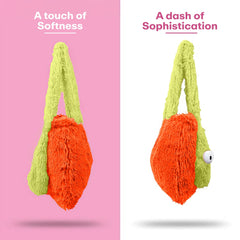 Prime Pick Terry Fur Shopper Bag