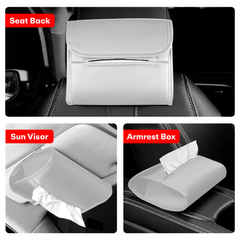 Prime Pick Leather Tissue Holder for Car