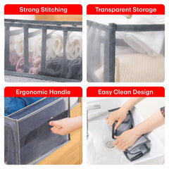 Prime Pick 7-Compartment Mesh Organizer M FS-6546