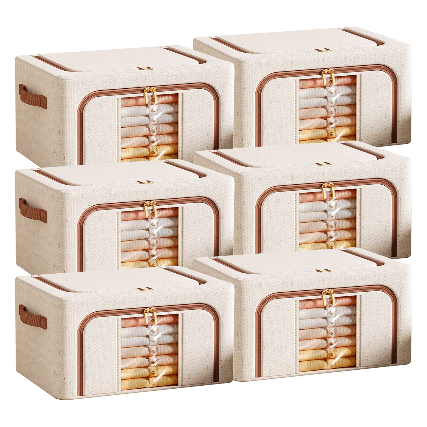 Prime Pick Cotton Linen Wardrobe Clothes Organizer