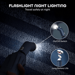 Prime Pick Compact Travel Umbrella With Torch