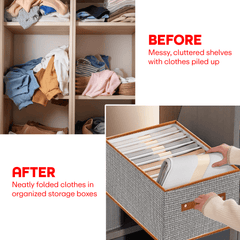 Prime Pick 7-Layer Foldable Cloth Organizer With Metal Frame