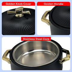 Prime Pick Luxury Casserole Set of-3 (1L + 2L + 3.5L)