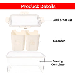 Prime Pick 2 Divider Organizer Box High