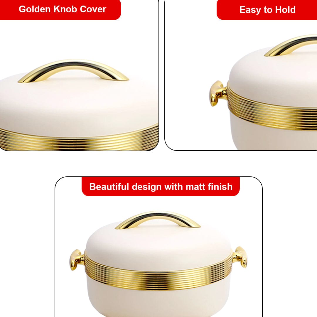 Prime Pick Elegant Matte Insulated Casserole Set of 3 (3.5L+2L+1L)