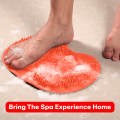 Prime Pick Shower Foot & Back Scrubber/Anti Slip Bathmat