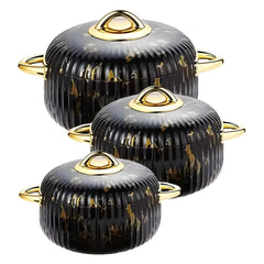 Prime Pick Premium Insulated Casserole Set of 3 (1L + 2L + 3.5L)