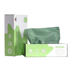 Microfiber Cleaning & Drying Wipes Matcha Green 20×20 cm – Pack of 20