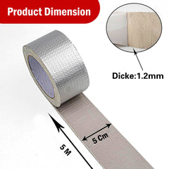 Waterproof Aluminium Rubber Tape 5M