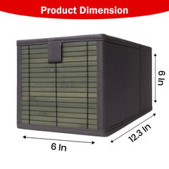 Foldable Premium Bamboo Cloth Organizer Box