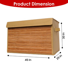 Minimalist Foldable Bamboo Storage Organizer