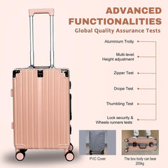 Velvair Luggage 20" Grey – Stylish & Durable Travel Companion