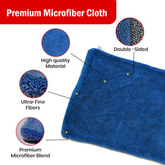 Prime Pick 1800GSM Double-Sided Microfiber Car Cleaning Cloth