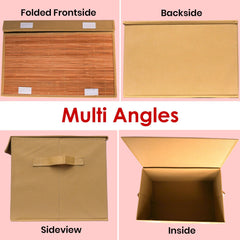 Minimalist Foldable Bamboo Storage Organizer