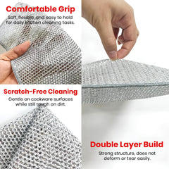 Non-Scratch Multipurpose Dish Wash Cloth SET OF-10