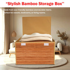 Minimalist Foldable Bamboo Storage Organizer