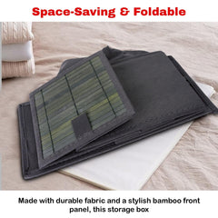 Foldable Premium Bamboo Cloth Organizer Box