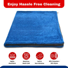 Prime Pick 1800GSM Double-Sided Microfiber Car Cleaning Cloth