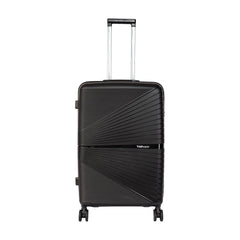 Premium 22” Hard Shell Luggage – Stylish Black Trolley Bag for Travel