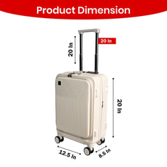 Velvair Luggage: Travel Made Stylish and Effortless 20" BLACK