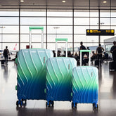 Medium Hard Shell Luggage Set of 3 (20” + 24” + 28”) – Stylish Gold Trolley Bags