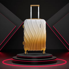Premium 20” Hard Shell Luggage – Elegant Gold Trolley Bag
