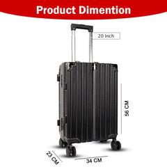 Velvair Luggage 20" Grey – Stylish & Durable Travel Companion