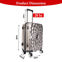 Velvair Luggage – Travel Made Stylish and Effortless, 20″ Black